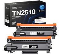 Timink TN-2510 Toner de Alta Capacidad Compatible para Brother TN2510 para MFC-L2800DW MFC-L2860DW HL-L2400DW HL-L2445DW DCP-L2620DW DCP-L2660DW Impresora Laser(2 Negro,1200 Paginas por Toner)