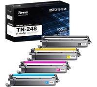 Timink tn248 - Set de 4 cartuchos de tóner compatibles con Brother tn248 tn248cmyk, compatibles con Brother MFC-L3760CDW DCP-L3560CDW MFC-L3740CDWE DCP-L3520CDW MFC-L3740CDW