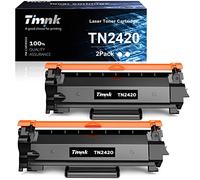 Timink Tóner TN2420 Compatible para Brother MFC-L2710DW, 2 Negro