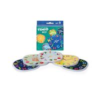 TIMIO Disc Set # 3: 5 Discos de Audio para el Reproductor TIMIO , Aprende 12 Cuentos de Hadas Vol. 1, La Hora, Verduras, Alfabeto A-L, Alfabeto M-Z , 8 Idiomas incluidos ,2 - 6 años