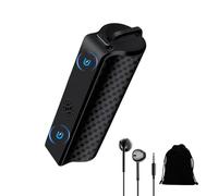 Timisea Mini grabadora de voz de 128 GB con batería de 3000 mAh, grabación One-Touch, activación por voz, dispositivo de escucha para reuniones, entrevistas, conferencias y conferencias