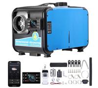 Timiyou Calefacción Estacionaria Portatil 8KW 12V/24V/220V, Control Remoto LCD y App Bluetooth, 0.18-0.52L/h, Temp. 5-35°C - Todo en Uno para Autos, Camiones, Barcos, Autocaravanas, Calentador Diesel