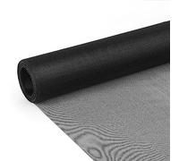 Timizi Malla Mosquitera para Ventanas 1.2x2.5m, Tela Mosquitera por Metros Mosquiteras Enrollables para Puertas, para Ventanas con Marco. - Negro