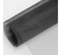 Timizi Mosquitera Ventana 2x10m, Repuesto Mosquitera versátil, Abatible Mosquitera Corredera Ventana, para Puerta y Ventana. - Negro