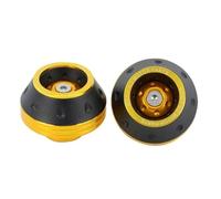 TIMJAN Protector contra choques Modificados para Motocicleta, Protección contra Caídas para Motocicleta, Marco De Horquilla Delantera, Protector Deslizante para Rueda(Yellow)