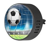 Timmershabi A Football at the Goal - Difusor de ambientador de aromaterapia para coche, difusor de fragancia de coche, clip de ventilación para coche, oficina, cocina