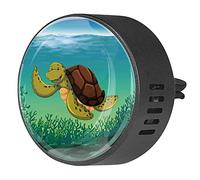 Timmershabi Algas marinas subacuáticas de buceo de tortuga marina, 2 unidades, difusor de aromaterapia de coche, difusor de fragancia de coche, clip de ventilación para coche, oficina, cocina