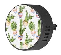 Timmershabi Cactus, 2 unidades de encargo para aromaterapia de coche, difusor de fragancia de coche, difusor de coche, clip de ventilación para coche, oficina, cocina