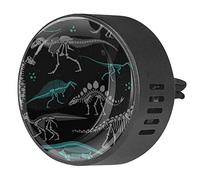 Timmershabi Dinosaurio fósil huesos 2 unids personalizado coche aromaterapia ambientador difusor fragancia coche difusor difusor difusor coche clip de ventilación aplicable para coche, oficina, cocina