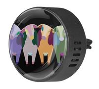 Timmershabi Farm Baby Animals Zoo Cows 2 unids personalizado coche aromaterapia ambientador difusor de fragancia de coche Locket difusor de ventilación de coche clip para coche, oficina, cocina