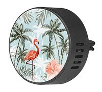 Timmershabi Flamingo Coco, 2 piezas de difusor de ambientador de aromaterapia para coche, difusor de fragancia de coche, clip de ventilación para coche, oficina, cocina