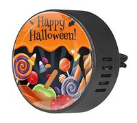 Timmershabi Halloween Candy Lollipop 2 unids personalizado coche aromaterapia ambientador difusor de fragancia de coche Locket difusor difusor de ventilación clip para coche, oficina, cocina