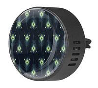 Timmershabi Plumas de color fluorescente, 2 unids personalizado coche aromaterapia ambientador difusor de fragancia de coche Locket difusor de ventilación clip para coche, oficina, cocina