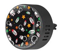 Timmershabi Rocket Spaceman Star - Difusor de ambientador para aromaterapia de coche, difusor de fragancia de coche, clip de ventilación para coche, oficina, cocina