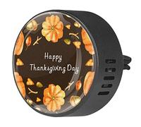 Timmershabi Thanks Giving Pumpkin - Difusor de aromaterapia para coche, difusor de fragancia para coche, 2 unidades, difusor de aromaterapia, clip de ventilación para coche, oficina, cocina