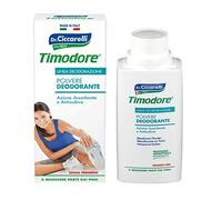 Timodore, Polvo Desodorante, Acción Absorbente y Antitranspirante, Solución Ideal para el Problema de la Sudoración, Protección Antibacteriana, 100% Made in Italy, Dermatológicamente Testado, 75 gr