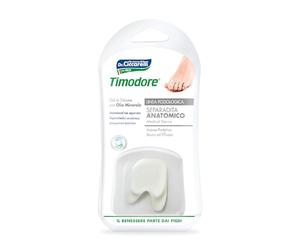 Timodore, Separador Anatómico de Dedos, Protege los Dedos del Pie Evitando que se Crucen y Amortigua la Presión y la Fricción, 100% Made in Italy, Dermatológicamente Testado, 2 unidades