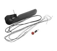 Timón de nailon para cola de kayak con pedales controlados por pie y sistema de cable diseñado para una dirección estable en aguas turbulentas