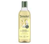 Timotei champú reflejos dorados para cabello rubio con extracto de flor de camomila con limpiadores de origen vegetal, 95% ingredientes de origen natural sin siliconas 400ml