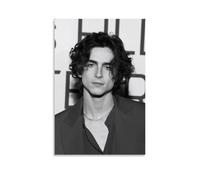 Timothée Chalamet - Cuadros decorativos impermeables y resistentes a las manchas, para sala de estar, dormitorio, oficina, colgar cuadros de alta definición, pósteres creativos para decoración del