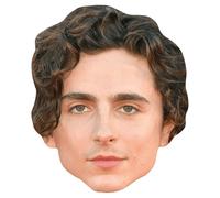 Timothée Chalamet (Curls) Big Head. Máscara más grande que la vida.