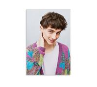 Timothée Chalamet - Pósteres impermeables para pared, impresión en casa, a prueba de humedad, fácil de instalar y resistente a la decoloración, estilo sin marco, 60 x 90 cm