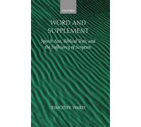 Timothy Ward Word and Supplement (Tapa dura)
