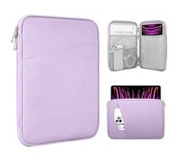 TiMOVO 13" Funda Tableta con Bolsillo para Pad Air 13" M3 2025, iPad Pro 13"/12.9", Galaxy Tab S9/S10 Plus/S9 FE+ 12.4", Remarkable Paper Pro 11.8", Púrpura Lavanda