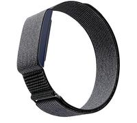 TiMOVO 25MM Nylon Replacement Band Compatible with Amazfit Helio Strap Fitness Tracker, Breathable Loop Sport Wristband Strap for Arm/Ankle Wearing, Midnight Black