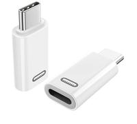 TiMOVO 2PZS Adaptadores Hembra a USB C Macho, Adaptador a USB C 35W Carga Rápida Transferencia de Datos paraiPhone 15/16/Pro/Pro MAX/Plus, iPad Pro/Air Adaptador USB-C