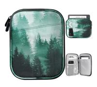 TiMOVO 6-7 Pulgadas Funda de Tableta, Paperwhite/Colorsoft Signature Edition, Funda Protectora con Bolsillo para E-Reader/Oasis y Dispositivos Kobo, Bosque Verde