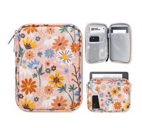 TiMOVO 6-7 Pulgadas Funda de Tableta, Paperwhite/Colorsoft Signature Edition, Funda Protectora con Bolsillo para E-Reader/Oasis y Dispositivos Kobo, Flor Amarilla