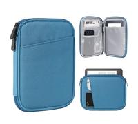 TiMOVO 6-7 Pulgadas Funda de Tableta, Paperwhite/Colorsoft Signature Edition, Funda Protectora con Bolsillo para E-Reader/Oasis y Dispositivos Kobo, Pavo Real Azul