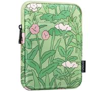 TiMOVO 6-7 Pulgadas Fundapara E-Reader, Compatible Paperwhite/Colorsoft Signature Edition, Funda Protectora para E-Reader/Oasis y Dispositivos Kobo, Flor Verde