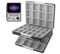 TiMOVO 60 Estuche para Tarjetas de Juego para Nintendo Switch 2/Switch OLED/Lite, Cartucho de Almacenamiento Compacto y portátil con 24 Ranuras para Tarjetas 3DS y 36 Ranuras para Tarjetas Micro SD