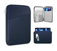 TiMOVO 9-11″ Funda de Tableta para iPad 11 Pulgadas A16 2025, iPad 10ª Gen. 10.9"/10.2" / Air 11/5ª/4ª Gen.10.9", Galaxy Tab A9 Plus 11", Bolsa Protectora con Bolsillo, Índigo