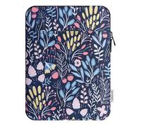 TiMOVO 9-11" Funda de Tableta para iPad 11 Pulgadas A16 2025, iPad 10ª Gen.10,9", iPad 10,2", iPad Air 11 /5ª/4ª Gen.10,9", Galaxy Tab A9 Plus 11", Bolsa Protectora para Smart Keyboard,Flor de Colores