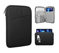 TiMOVO 9-11" Funda para Tableta Compatible con iPad 11" A16 2025, iPad 10,9"/10,2"/Air 11", Galaxy Tab A9+/A11 Plus 11", Bolsa Protectora con Bolsillo, Negro