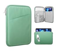 TiMOVO 9-11" Funda para Tableta Compatible con iPad 11" A16 2025, iPad 10,9"/10,2"/Air 11", Galaxy Tab A9+/A11 Plus 11", Bolsa Protectora con Bolsillo, Bodhi Verde
