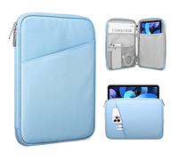 TiMOVO 9-11" Funda para Tableta Compatible con iPad 11" A16 2025, iPad 10,9"/10,2"/Air 11", Galaxy Tab A9+/A11 Plus 11", Bolsa Protectora con Bolsillo, Azul Claro