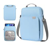 TiMOVO 9-11" Funda para Tableta con Correa para el Hombro, Compatible con iPad 11" A16 2025, iPad 10a 10,9"/10,2", Galaxy Tab A9+/A11 Plus 11", Azul Claro