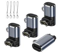 TiMOVO Adaptador de Cargador para Relojes Garmin Paquete de 4, Convertidor Cable de Carga Tipo C para Fenix 8/7/7X/7S/6, Forerunner 965/955/265/255/245/235, Vivoactive 6/5/4S, Venu 3S/2/SQ, Gris