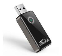 TiMOVO Adaptador Inalámbrico CarPlay, Convierte CarPlay con Cable a Bluetooth, Plug & Play, Tamaño Mini para iPhone iOS 10 y Posteriores, y Coches a Partir de 2016, Negro