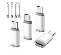 TiMOVO Adaptador Lightn-ing Hembra a USB C Macho, Adaptador USB-C a Lightn-ing con Lazo Antipérdida, Carga y Sincronización para i-Phone 17/16 Pro/Pro MAX/Plus, iPad Pro/Air, No para Audio/OTG