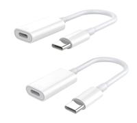 TiMOVO Adaptador Lightning a USB C para iPhone 15 Pro Max/15 Pro/15 Plus, 2PZS Cable Conector Cargador Tipo C 35W Carga Rápida Transferencia de Datos, Conversor Lightning para iPad No para Audio OTG