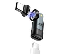 TiMOVO Adaptador Magnético Lightning a USB C, Carga Rápida y Transferencia de Datos, Adaptador USB-C Macho a Lightning Hembra en Ángulo Recto de 90 Grados para iPhone 16, MacBook/iPad, Tablet, Gris