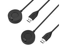 TiMOVO Base de Cargador Compatible con Garmin Fenix 6/6S/6X/5/5S/5X/5X Plus/Venu 3/3S/Forerunner 935/Instinct/Vivoactive 3, [2-PZS] Estación de Carga Portátil con USB Cable,Negro