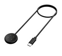 TiMOVO Cable de Carga Compatible con Google Pixel Watch 3/Pixel Watch 2,Fitbit Versa 4/Versa 3/Sense 2/Sense/Ace LTE,100cm Cable de Carga Magnético Cargador Accesorios, Aplicable al Pixel Watch3,Negro