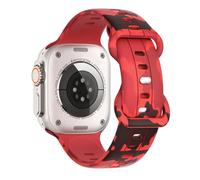TiMOVO Correa de reloj Slim compatible con la correa de reloj Apple 41/40/38mm, duradera Pulsera ajustable de acero inoxidable para mujer, adecuada para Serie 9/8/7/6/5 38/40/41mm, Naranja