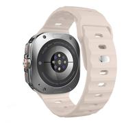 TiMOVO Correa deportiva Compatible con Samsung Galaxy Watch Ultra 47mm(2025/2024), Correa Ajustable de Silicona Suave con Hebilla de Acero para Hombre y Mujer, Nebulosa Rosa